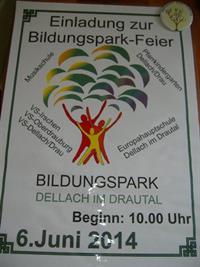 Einladung zur Bildungspark-Feier