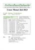 Gottesdienstkalender Juli und August 2023