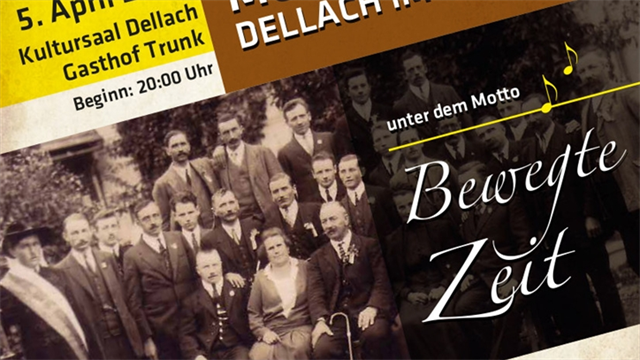 Chorkonzert "90 Jahre MGV Dellach
